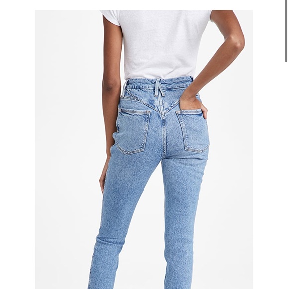 Good American Good Curve Skinny Deco Yoke Jeans - Picture 5 of 16